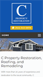 Mobile Screenshot of cpropertyrestoration.com